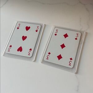 Gucci Vintage 1970s Playing Card Set of 3s